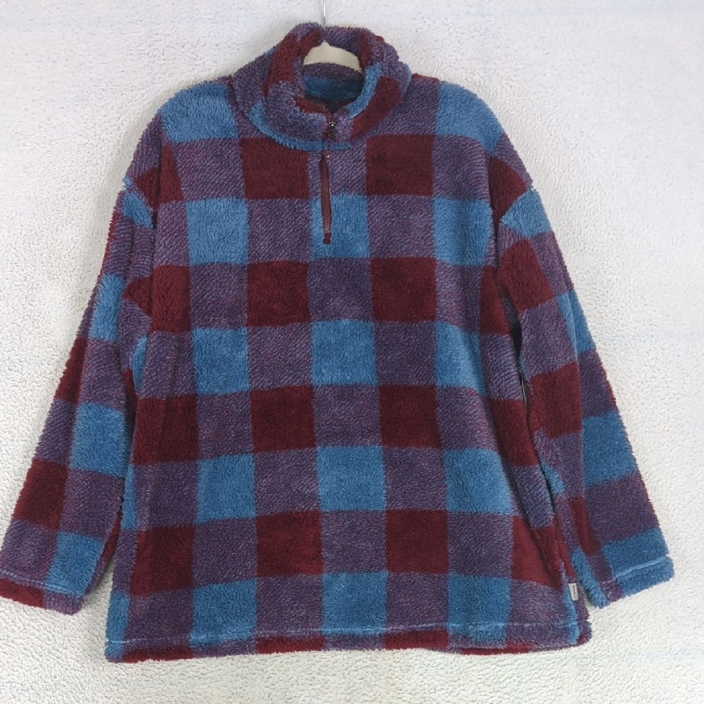 Eddie Bauer Women's Ultra Soft‎ Half-Zip Pullover Size XL